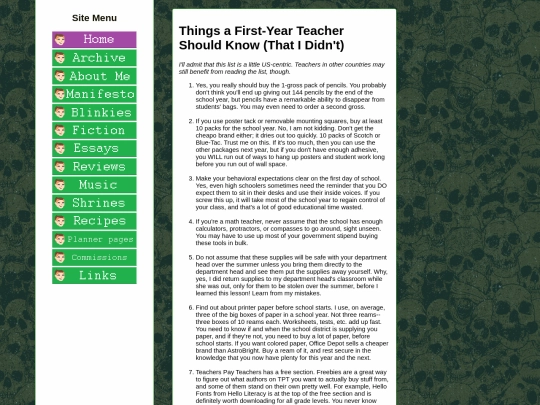essays/teacherthings screenshot