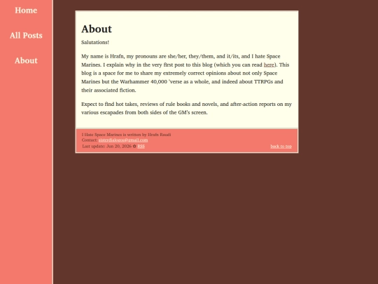 info/about screenshot