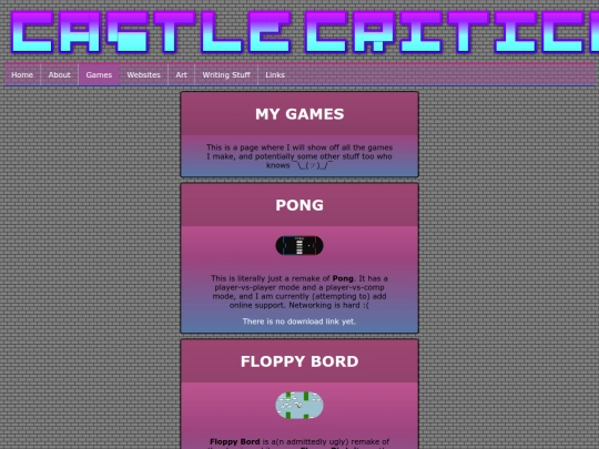 games screenshot