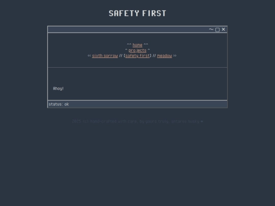 renders/safety-first screenshot