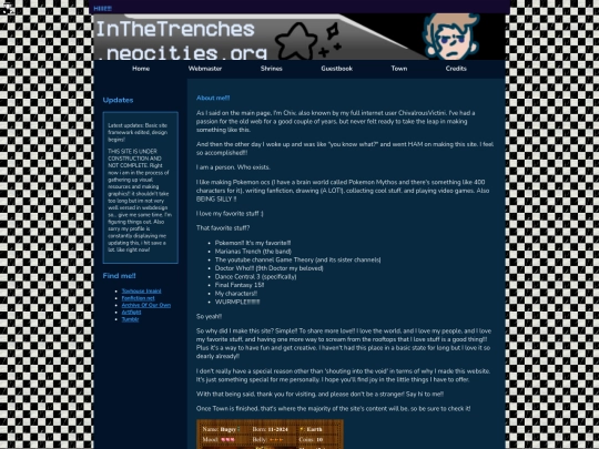 Main/Webmaster screenshot