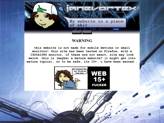 archive/janevortex/oldindex screenshot