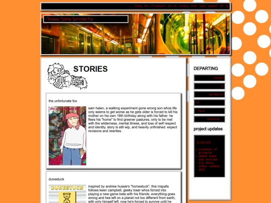 projects screenshot