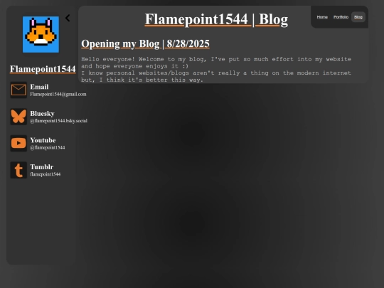 blog screenshot