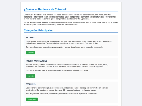 hardware de entrada screenshot