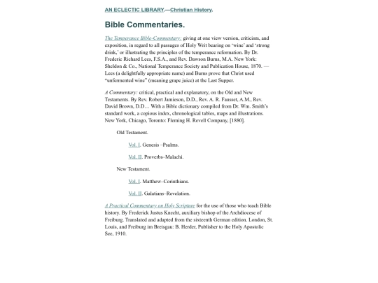 Christian-History/Bible-Commentaries screenshot