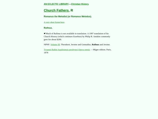 Christian-History/Church-Fathers-R screenshot