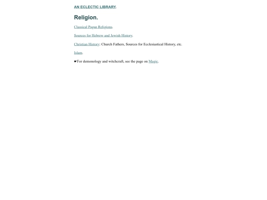 Religion-index screenshot