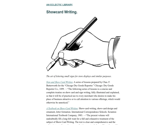 Showcard-Writing screenshot