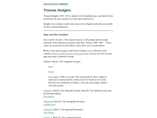 Thomas-Hodgkin screenshot