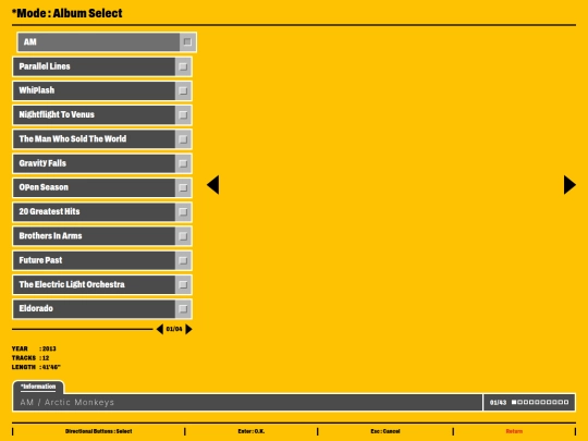 albums screenshot