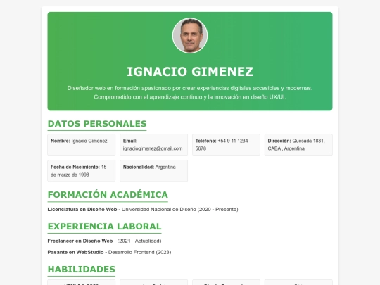 Curriculum/curriculum screenshot