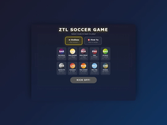 ZTLsoccergame screenshot