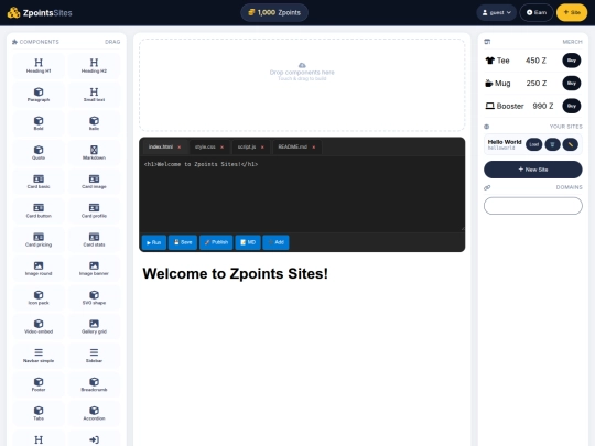 Zpointsbuilder screenshot