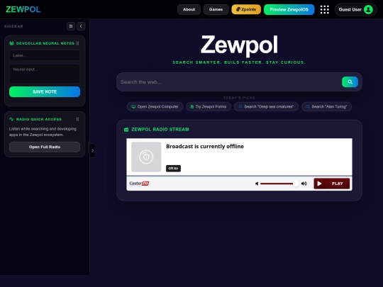 index screenshot