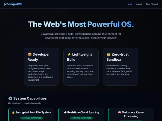 zewpoloslanding screenshot