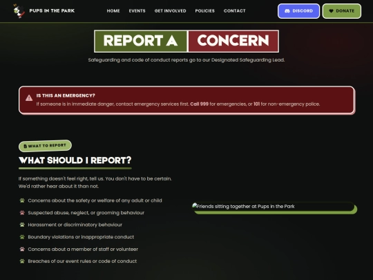 report screenshot
