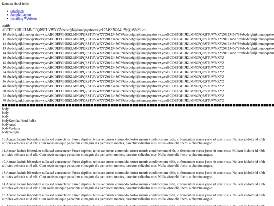 images/Komika_Hand_Italic-demo screenshot