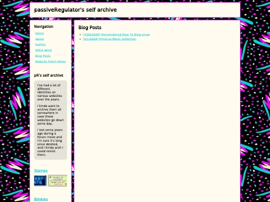 blog/archive screenshot