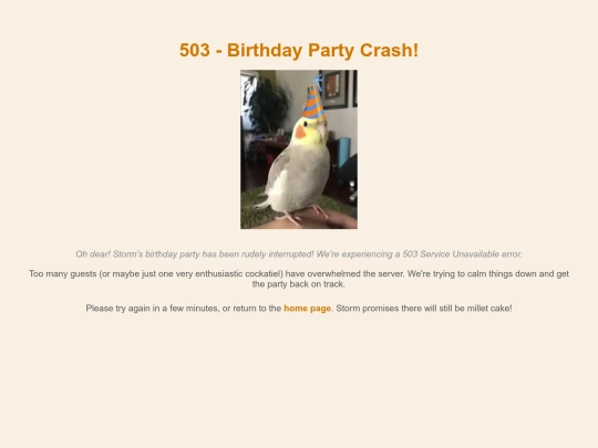 503 screenshot