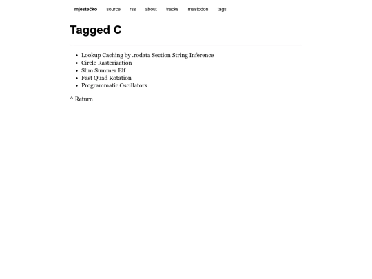 tags/c screenshot