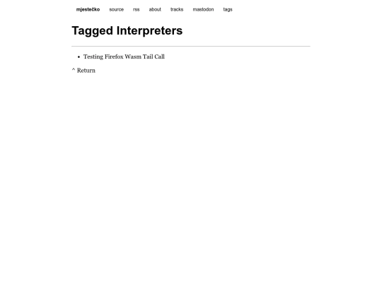 tags/interpreters screenshot