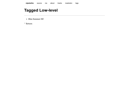 tags/low-level screenshot