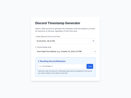 DiscordTime screenshot