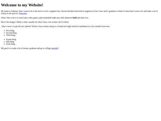 index screenshot