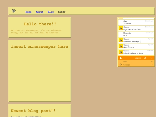 Homepage screenshot