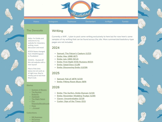 writing screenshot