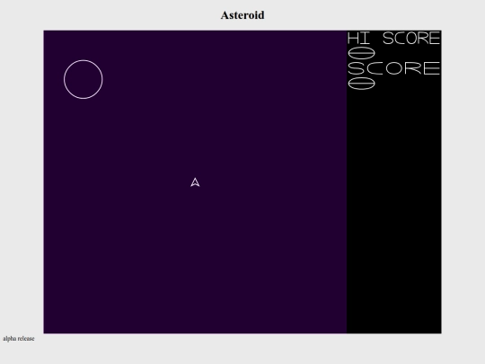 asteroid screenshot