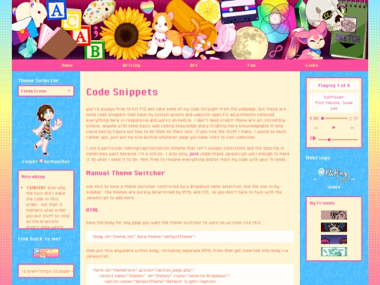 fun/code-snippets screenshot