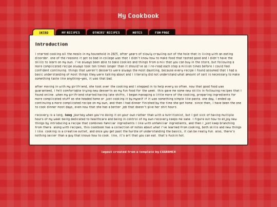fun/cookbook screenshot