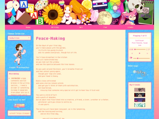 writing/peace-making screenshot