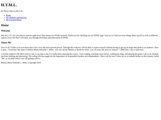 html/home screenshot