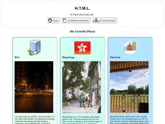 html/places screenshot