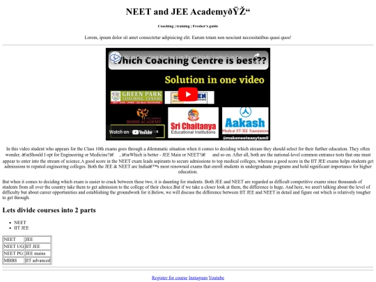 NEET JEE screenshot