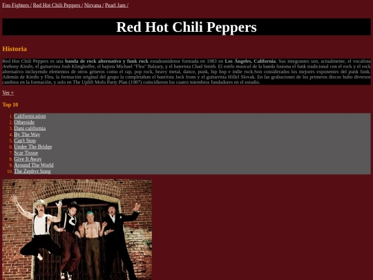 paginas/red_hot_chili_peppers screenshot