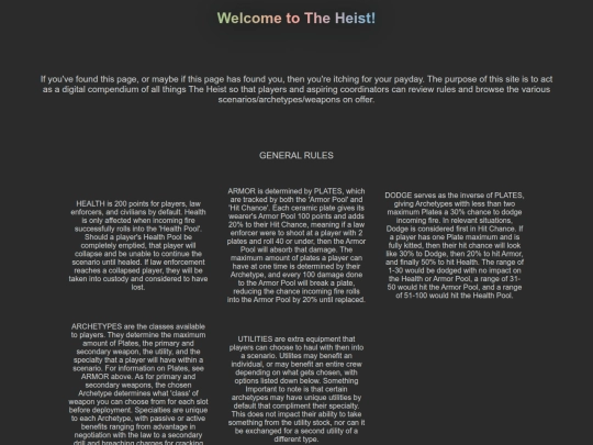 TheHeist screenshot