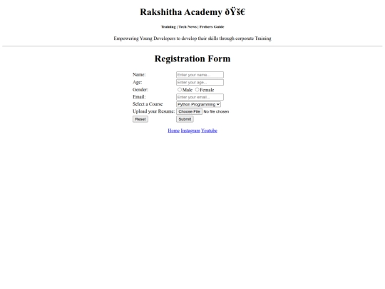Events/register screenshot