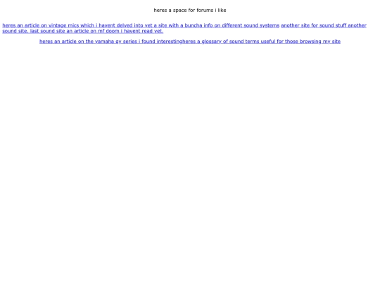 forums screenshot
