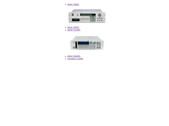 samplers screenshot