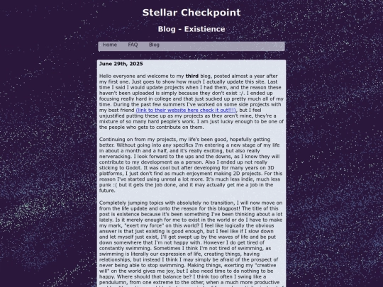 blogs/existence screenshot