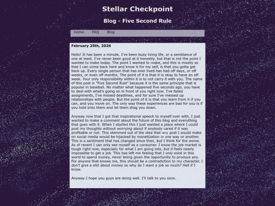 blogs/fivesecondrule screenshot