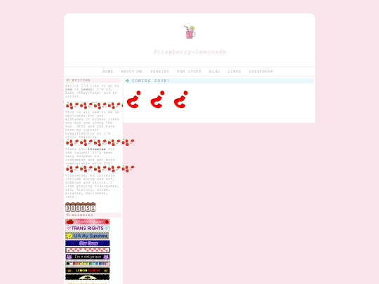Links screenshot