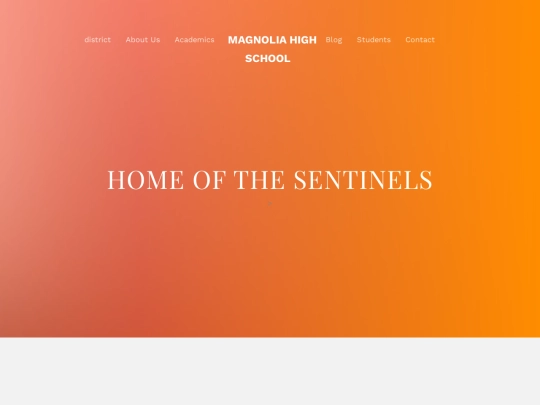 magnolia website screenshot