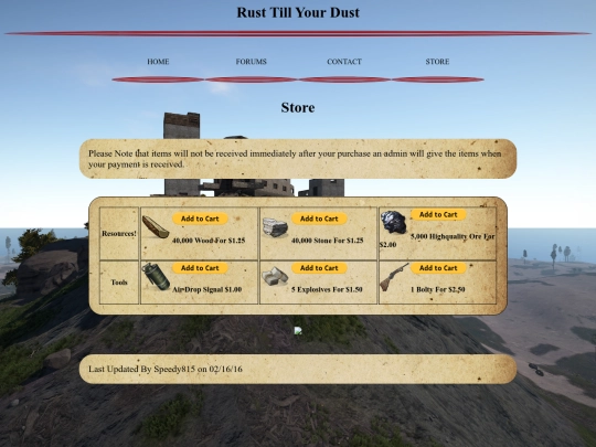 store screenshot
