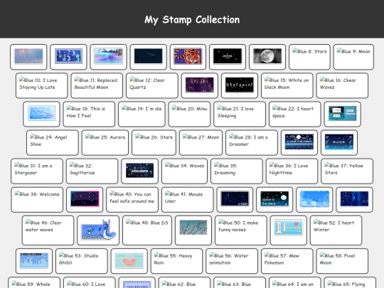 stamps screenshot