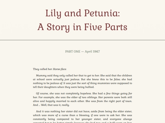 fanfiction/Evanses/Lily_Petunia screenshot